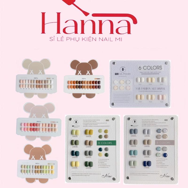  Set sơn gel tone Trắng sữa Tone Xanh 6 màu TG chất đặc mướt  tặng bảng màu  Nữ 