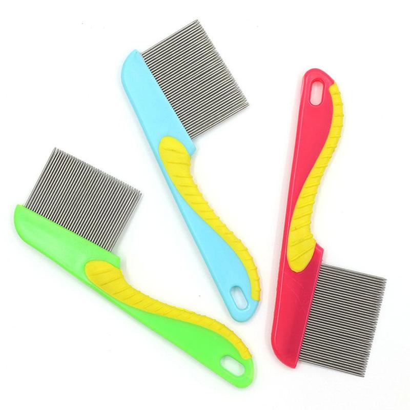 Product Introduction of Pet Flea Comb Dog Cat Hair Comb Stainless Steel Needle Comb Fur P9O2 19