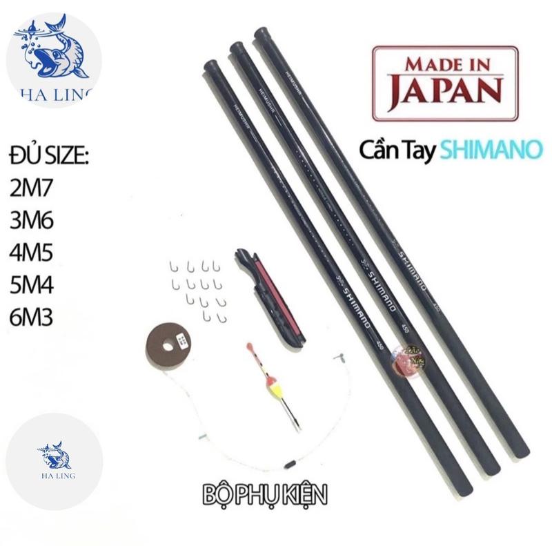 (XẢ KHO) Cần câu tay CACBON SHIMANO dài 2m7 3m6 - 4m5 -5m4- 6m3 Fishing Bắt Cá