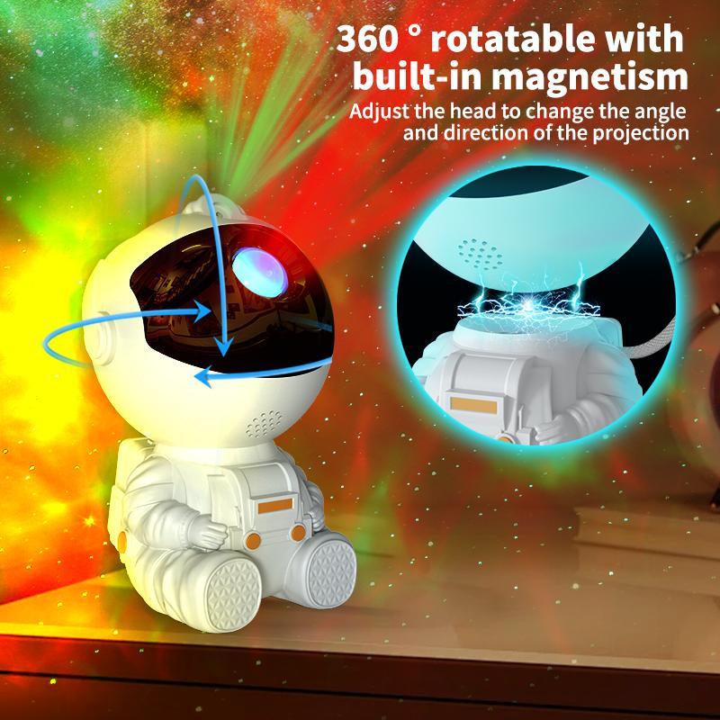 Product Introduction of Astronaut Design Star Projector, USB Powered Night Light with Remote Control, Starry Nebula Ceiling LED Lamp for Bedroom, Creative Room Decor 3