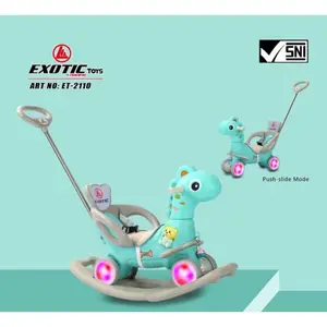 Mainan kuda kudaan anak ayun jungkat jungkit tunggang ride on Rocking horse Exotic ET 2108 2110