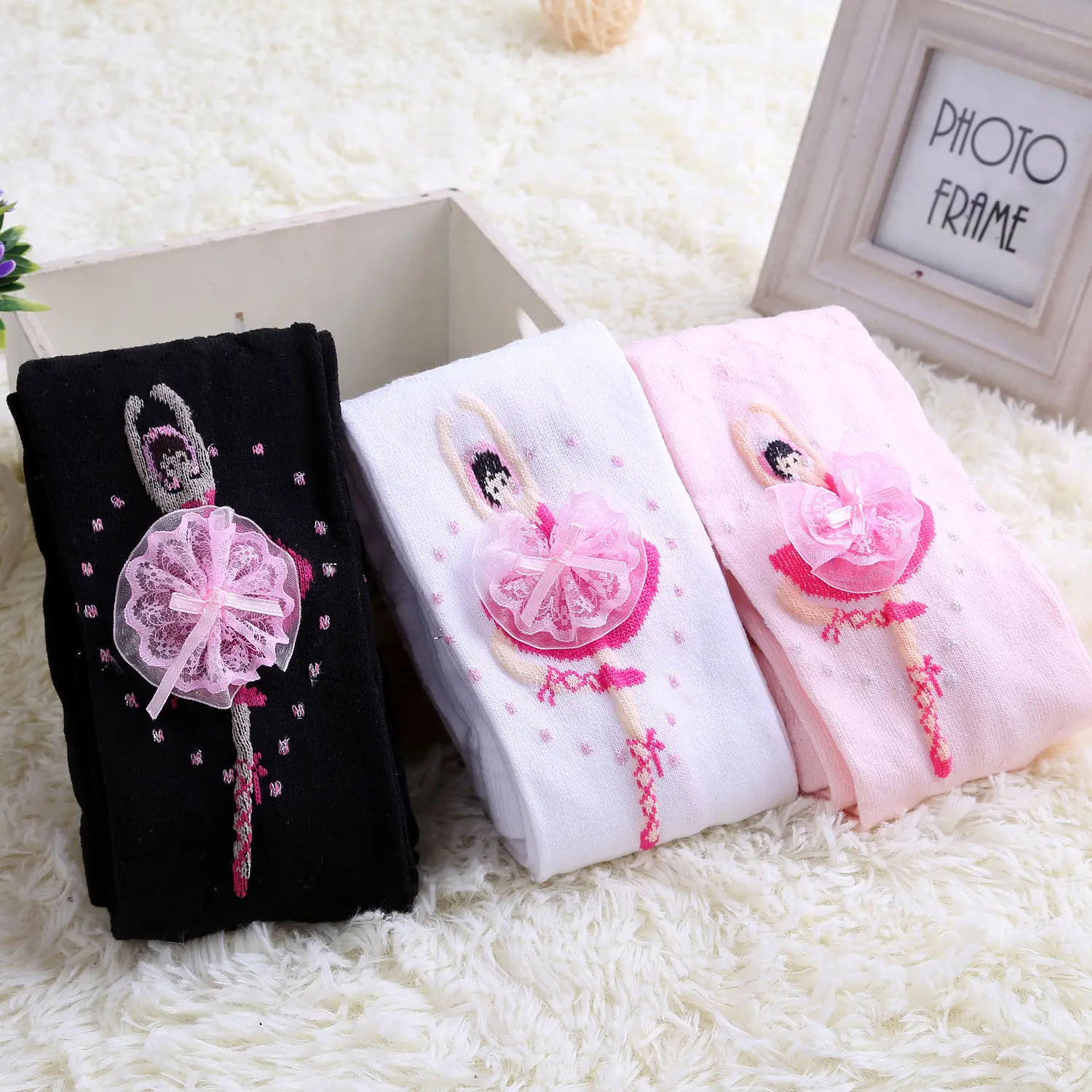 Quần Tất Bé Gái Múa Ba Lê, Dệt Kim Bông, Phong Cách Công Chúa Dễ Thương, Thích Hợp Cho Mùa Xuân Và Mùa Thu, Tất Khiêu Vũ Trẻ Em, Quần Legging