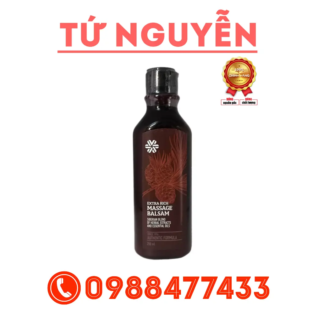 BALSAM DẦU MASSAGE BALSAM SIBERIAN EXTRA RICH TỪ NGA 250ML