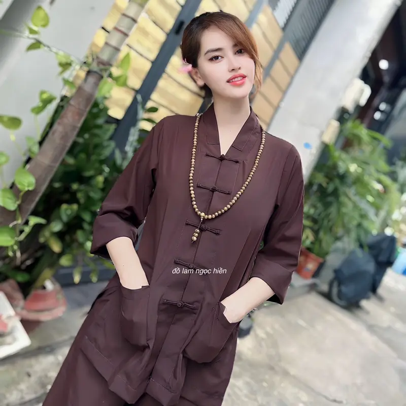 Mẫu đồ lam  truyền thống La Hán vải ka tê silk 3