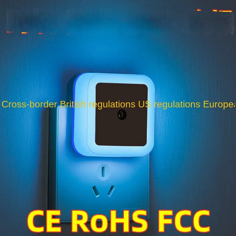 Source Factory Direct Sale US/EU/UK Standard Smart Light Control Sensor LED Night Light Novelty Hot Sale
