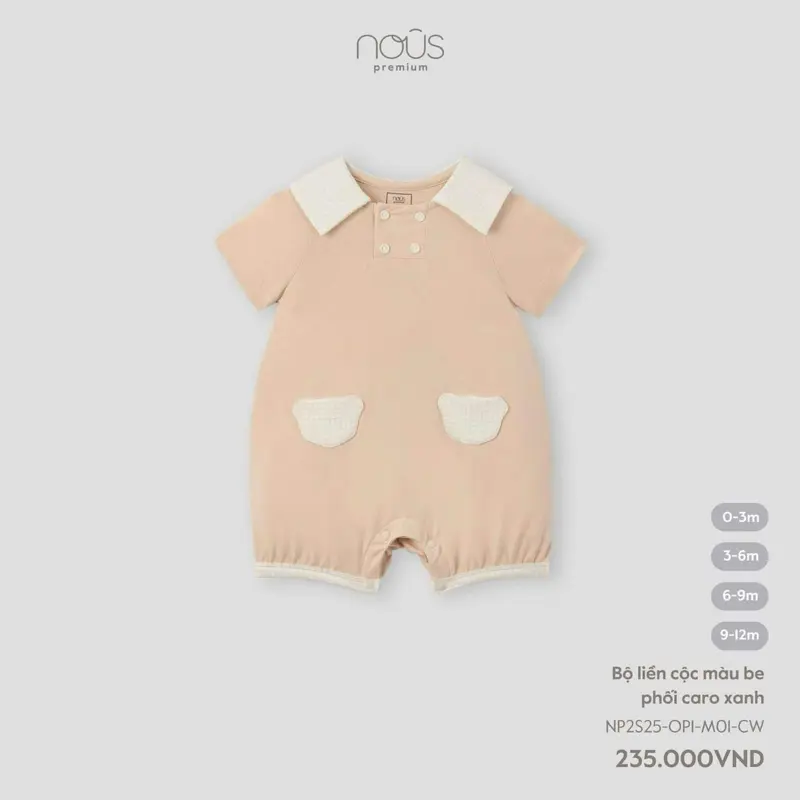 [NOUS PREMIUM] Body, bodysuit cộc nous mềm mịn, thoáng mát cho bé trai, bé gái, bé sơ sinh - Bộ cộc tay bé trai - body suit bé gái