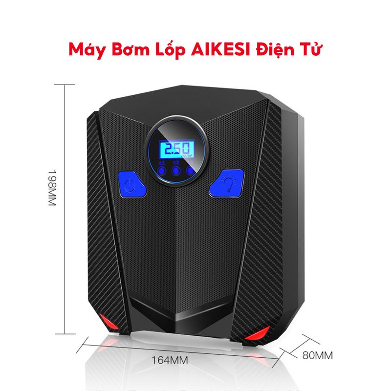 Máy Bơm Lốp Ô Tô Điện Tử Mini Cầm Tay Tự Ngắt Bơm Lốp Xe Hơi Tự Động Tiện Dụng Chất Lượng Cao 9