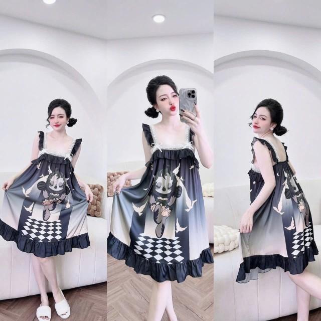 Product Introduction of Đầm cánh tiên có kèm quần lụa latin 40_65 kg 7