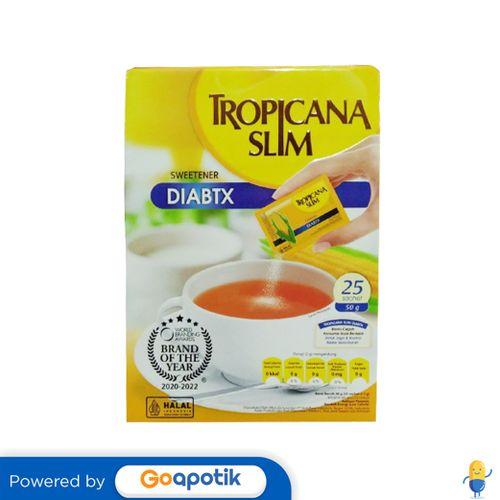 Gambar TROPICANA SLIM DIABETES BOX 25 SACHET dari Apotek Putri Tegal by GoApotik Kab. Tegal Tokopedia