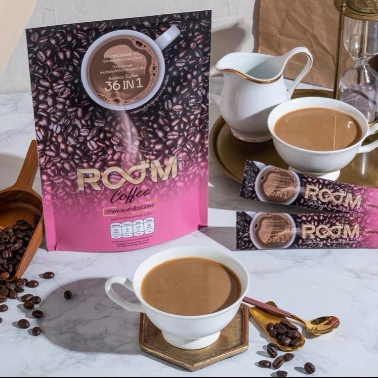 2 แถม1 ของแท้ !!Room coffee กาแฟเพื่อคนรักสุขภาพ  หมดอายุ 2027