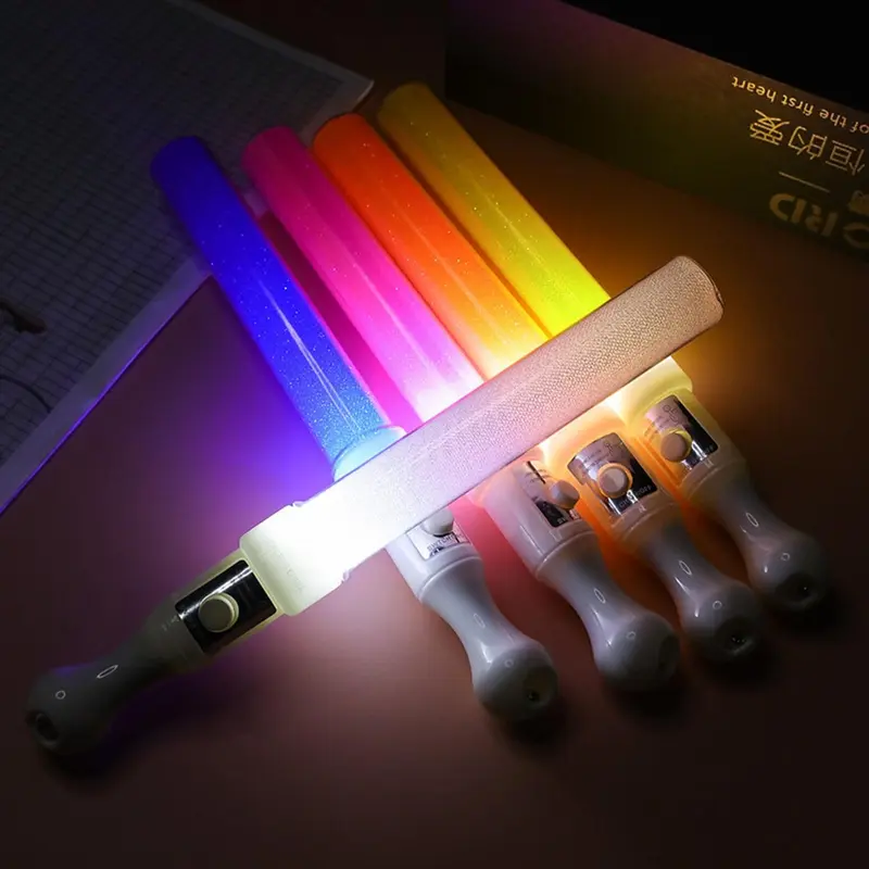 Gậy Đèn Led Nhấp Nháy Nhiều Màu Sắc, 3 Chế Độ, Phát Sáng Trong Bóng Tối, Đồ Dùng Tiệc Tùng 5