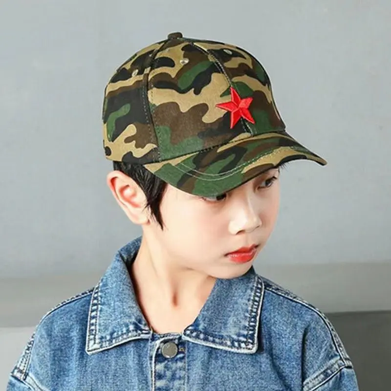 Mũ Rằn Ri, Huấn Luyện Quân Sự, Mũ Độn Bông, Dành Cho Trẻ Em, Mũ Chống Nắng Mùa Xuân Và Mùa Hè, Mũ Lưỡi Trai, Mũ Bóng Chày, Thích Hợp Cho Học Sinh Tiểu Học Học, Mũ Biểu Diễn