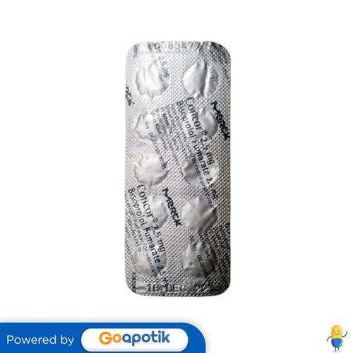 Gambar CONCOR 2.5 MG BLISTER 10 TABLET / HIPERTENSI dari Apotek Pangestu by GoApotik Kab. Sidoarjo Tokopedia