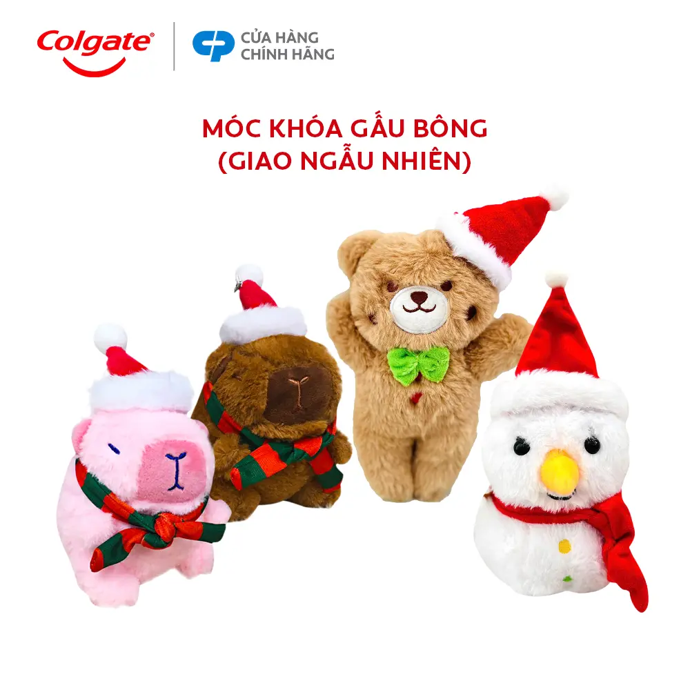 [HB Gift] Móc khóa Gấu bông Colgate