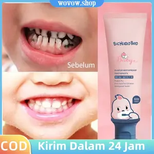 Pasta Gigi Bayi Pasta Gigi Odol Bayi Odol Anak Pure Baby Pasta Gigi Karies Anak Pasta Gigi Anak Berfluoride Rendah Fluoride Cocok untuk Anak Usia 1-12 Tahun Pasta Gigi Anti Gigi Berlubang untuk Anak-anak
