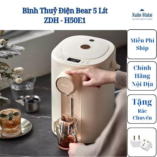 Bình Thủy Điện Bear 5 Lít Cao Cấp Bình Đun Nước Đun Siêu Tốc Giữ Nhiệt ( Bảo Hành 12 Tháng )