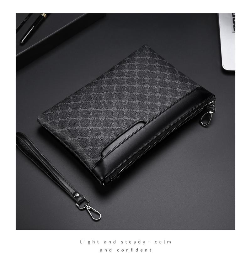 Product Introduction of Women's Handbag Bag Men's Clutch Large Capacity Handbag Envelope Bag Casual Fashion Small Bag Clip Bag Trendy Bag Clutch 14