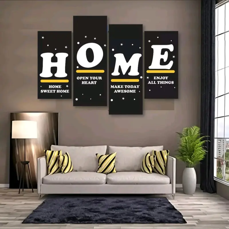 hiasan dinding tulisan HOME ruang tamu, hiasan dinding estetik aesthetic. hiasan dinding modern, hiasan dinding home, hiasan dinding minimis 0
