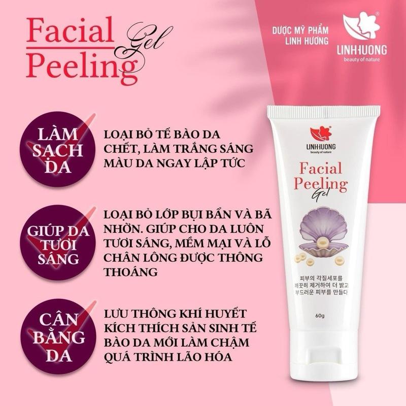 Kem Tẩy da chết dịu nhẹ , dưỡng da trắng hồng Linh Hương 2