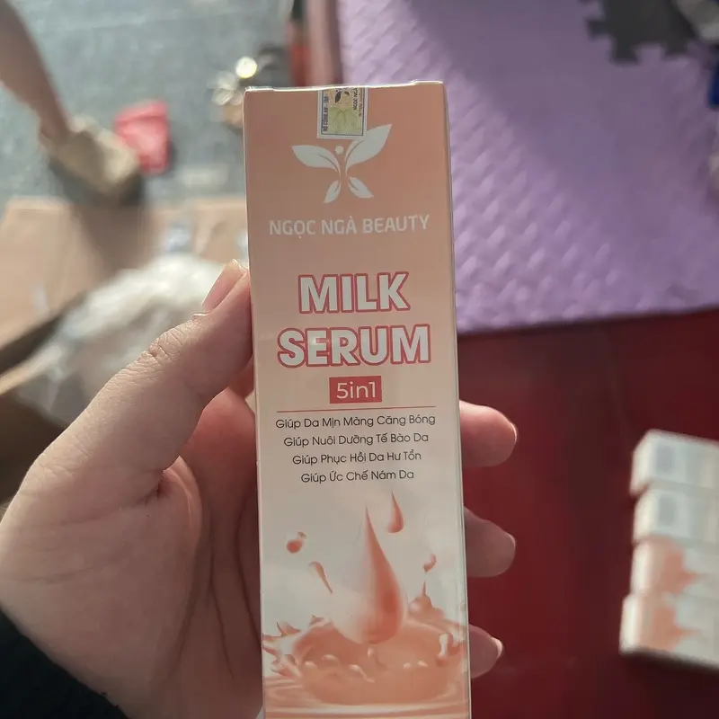 ( 100% Chính Hãng ) ( Giá gốc 350k ) Milk serum 5in1 Sữa tế bào gốc Ngọc Ngà Beauty (30ml) (Tất cả các loại da) 1
