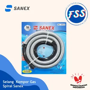 SANEX Selang Spiral Kompor Gas SN-S 18-2 Standar SNI