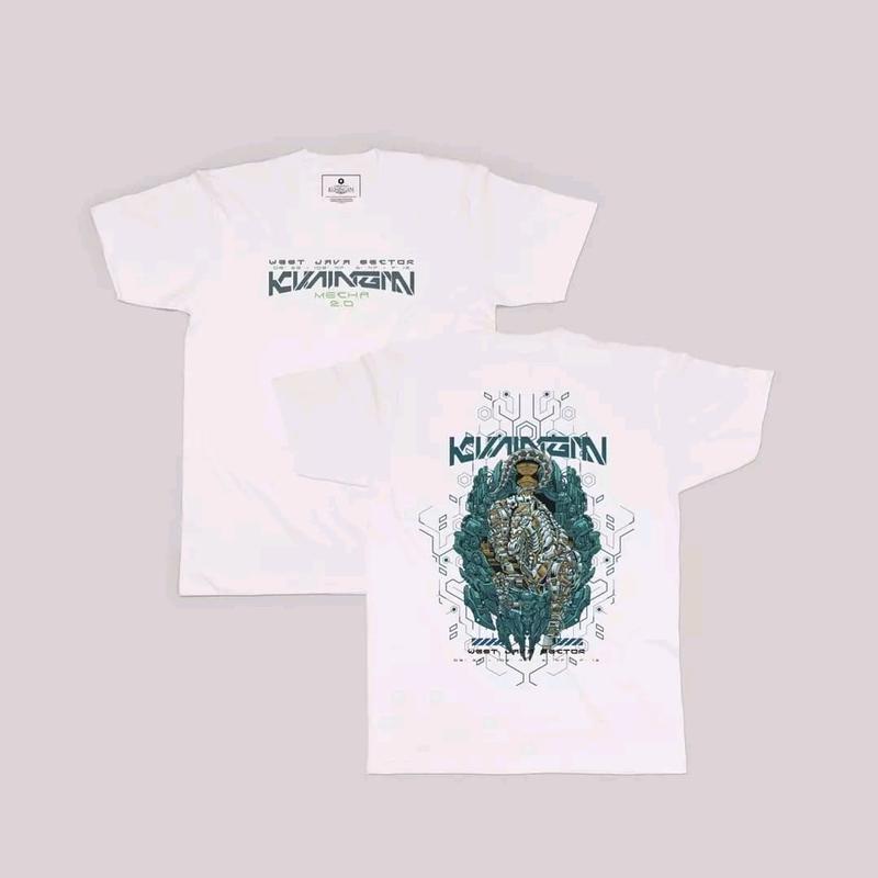 Kaos KUNINGAN MECHA 2 Putih 2