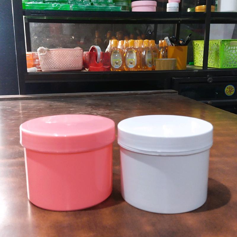 [12 PCS] POT LULUR 500GR/ POT HB 500 ML Pink dan Putih 7