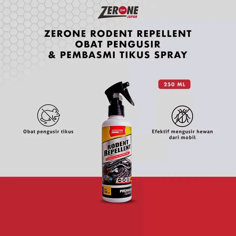 ZERONE Rodent Repellent Obat Pengusir Tikus Ampuh Premium 250 ml. 4
