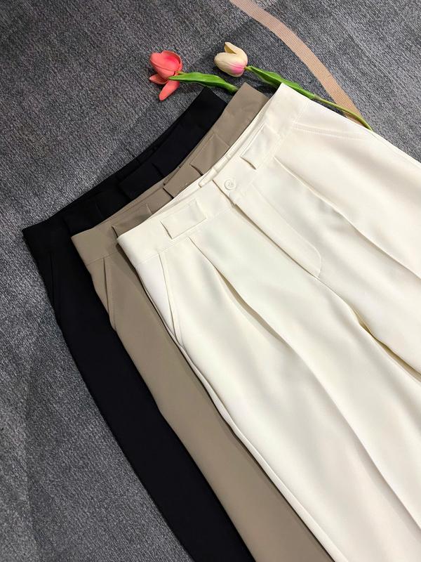 QUẦN BAGGY 1 NÚT TRƯỚC CHẤT COTTON LẠNH CAO CẤP 1
