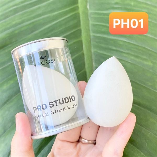 Mút trang điểm Vacosi Chính hãng  Bông phấn ướt makeup mút tán kem nền Cosmetic Nữ Women Mỹ Phẩm 3