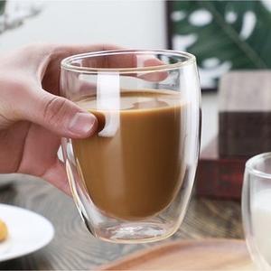 แก้ว​2ชั้น แก้วกาแฟ​ ถ้วยน้ำร้อน ถ้วยนมเครื่องดื่มเย็น น้ำผลไม้