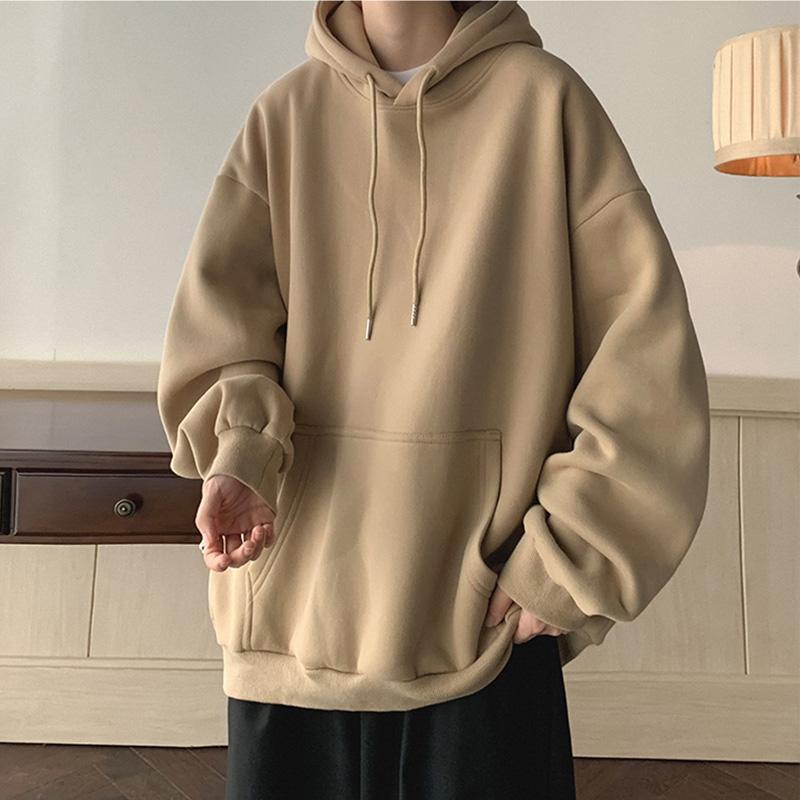 Áo Hoodie trơn basic nam nữ unisex form rộng mặc cực đẹp, chất nỉ cotton Hàn cao cấp, hợp mọi thời đại