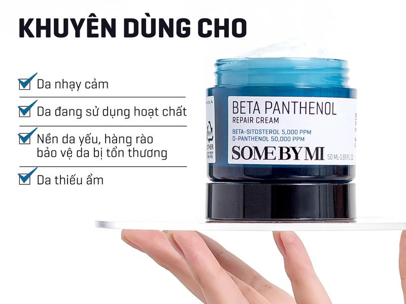 Product Introduction of [Quà tặng 1 kem mắt 3ml+ 1 real mask] Some By Mi Kem dưỡng ẩm phục hồi Beta Panthenol Repair Cream 50ml 2
