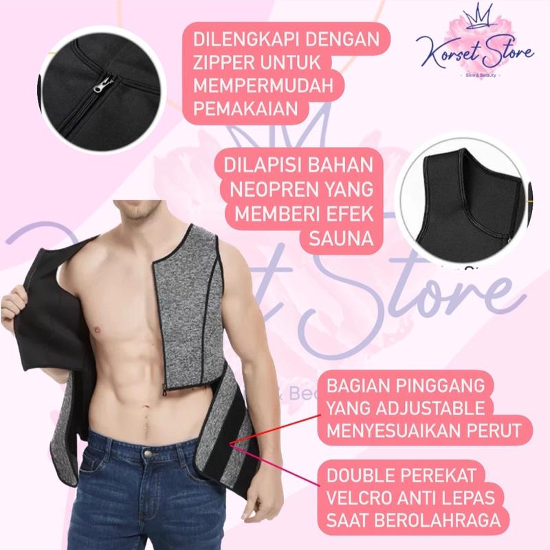 Man Cloth Double Strap / Korset Pria 2