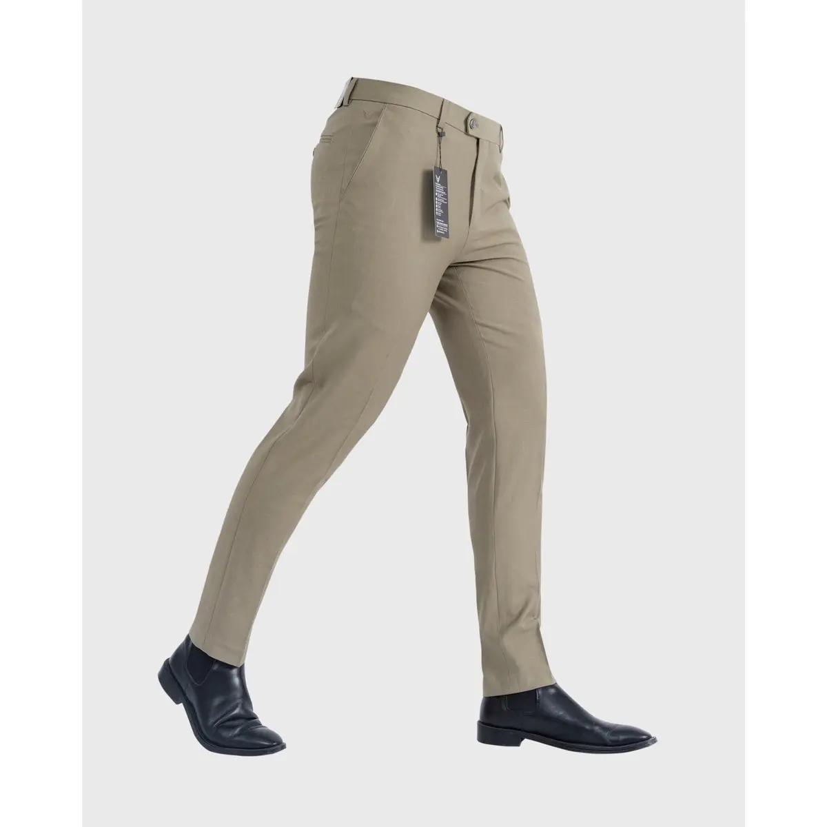 Quần Âu Nam Slimfit Màu Vàng Rêu