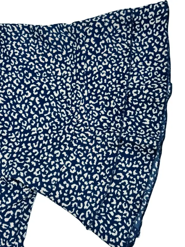 Plus Size All Over Print Curved Hem Cover Up Top, Casual Batwing Sleeve Top for Summer, Women's Plus Clothing for Daily Wear 3