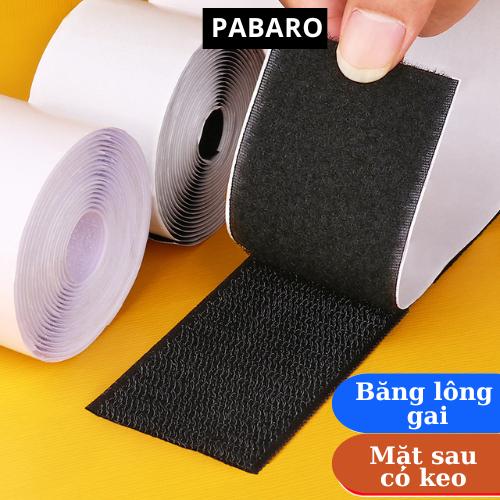 Băng dán lông gai mặt mặt sau có keo băng Velcro dán xé băng dính gai khóa nhám có keo dán bán theo m dài