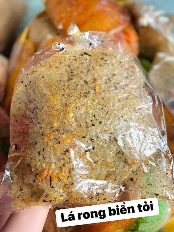 Bánh tráng rong biển lá tỏi 500gr