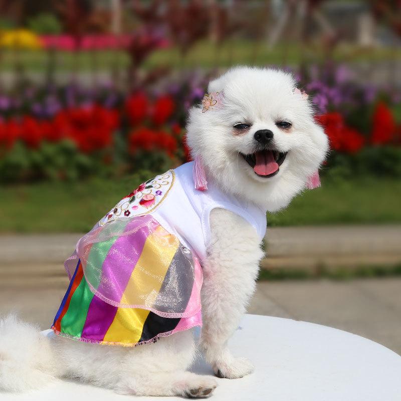 Product Introduction of Supermaid Pet Wedding Dress Dog Clothes Cat Apparel Princess Bridal Gown Spring Summer Photo Shoot Accessories 14