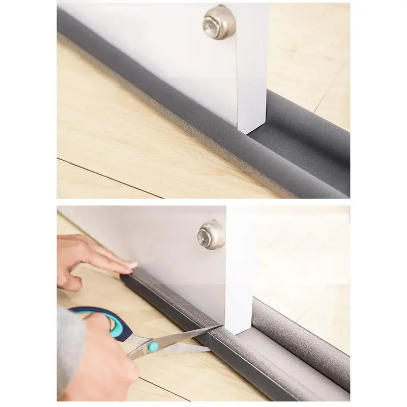 Ron chặn khe hở 90cm đa năng, nẹp dán chân cửa chống côn trùnġ, phù hợp mọi loại cửa tiện dụng, ron nẹp cửa 5
