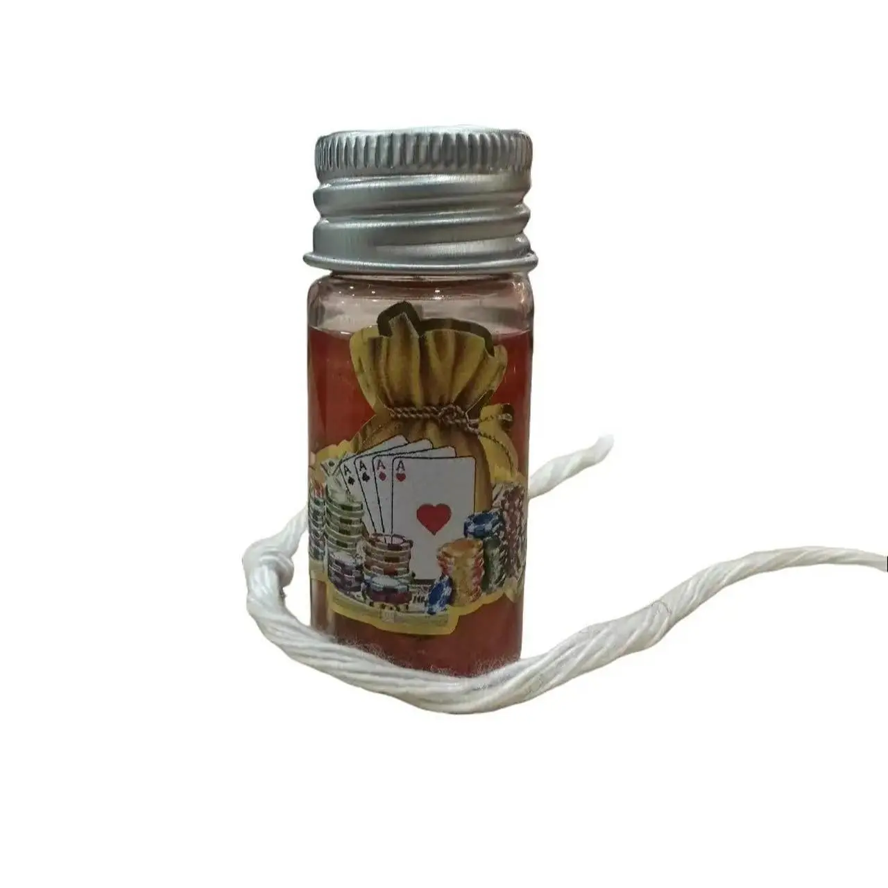 Ruesi Panta-Red Bottle O-I-L-Thai fengshui ornaments