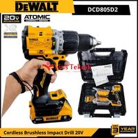 Gambar DEWALT DCD805D2T Mesin Bor Baterai Cordless Brushless Impact Drill Hammer Drill 13MM 20V DCD805 dari Vins Teknik Bekasi Kota Bekasi 5 Tokopedia