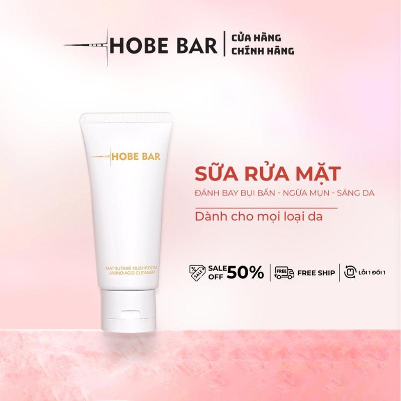 【Hàng nhập khẩu 】 【 Mẫu bán chạy】 Sữa rửa mặt HOBEBAR giảm mụn, giảm dầu, làm sạch chuyên sâu và trắng sáng cho mọi loại da - 50ml