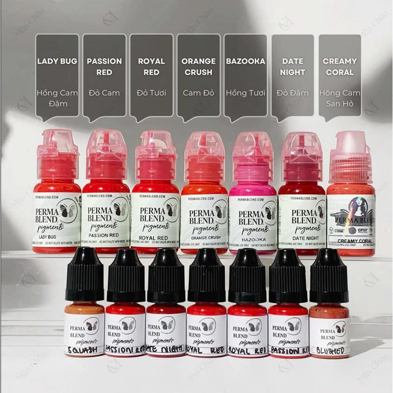 Màu Mực Hữu Cơ Perma Blend Bong Đậm Minisize / Fullsize - An Toàn, Nhanh Bám