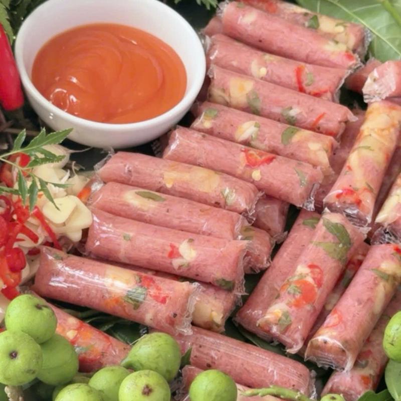 Quyên Nem: Deal Live 10 cái Nem chua Đặc sản Thanh Hoá Vị - chua cay - lên men không có vị ngọt - QN16 - Khối lượng 16g 1cái
