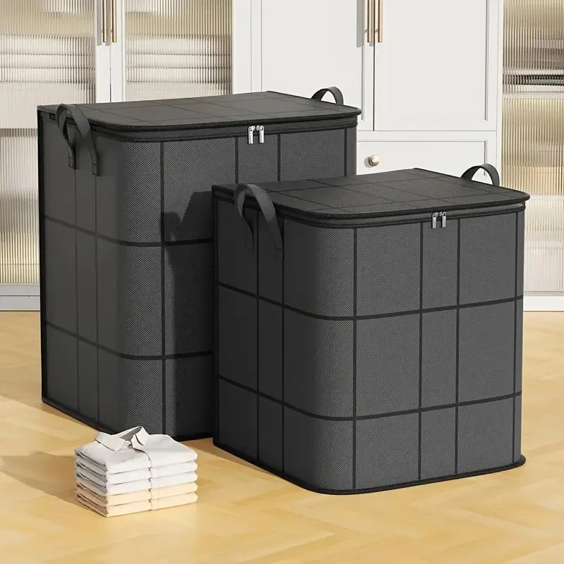 Foldable Storage Bag,  1 Count Large Capacity Clothes Storage Bag with Handle, Durable Storage Organizer for Home, Travel, Dormitory 6