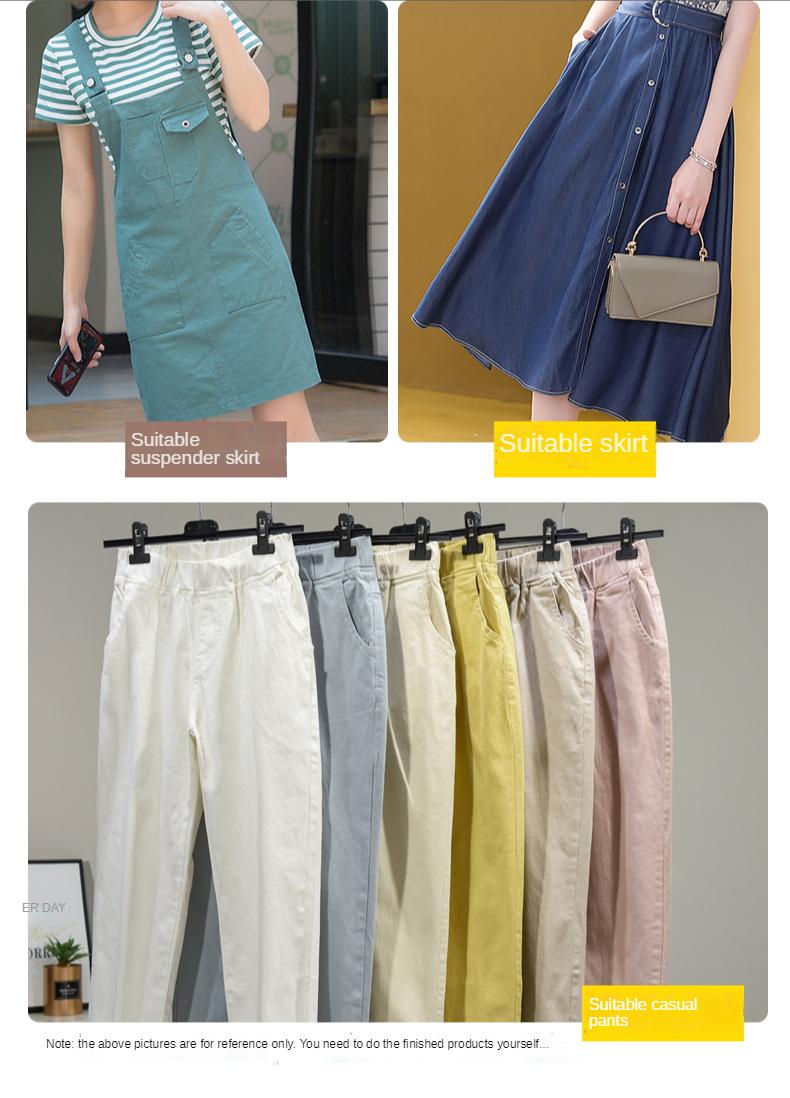 Product Introduction of Colored Cotton Washed Twill Jeans Denim Fabric By Meters for Sewing Skirts Cloth Thickend Breathable Comfortable Plain Wearable 10