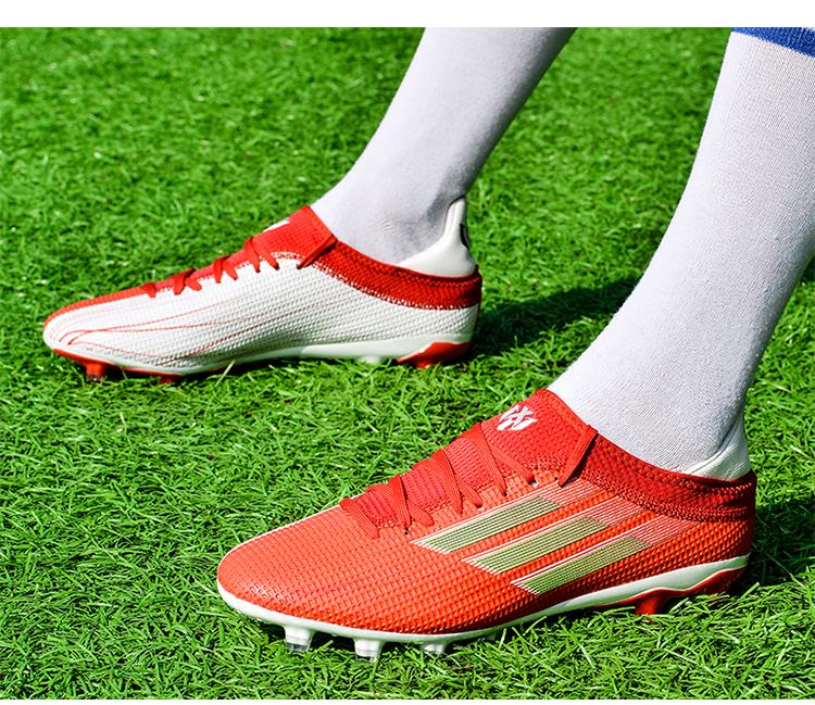 Product Introduction of [Sold in Stock] Low-Top New Men's Firm Ground Soccer Shoes Outdoor Comfortable Professional Training for Students Turf Soccer Shoes 30