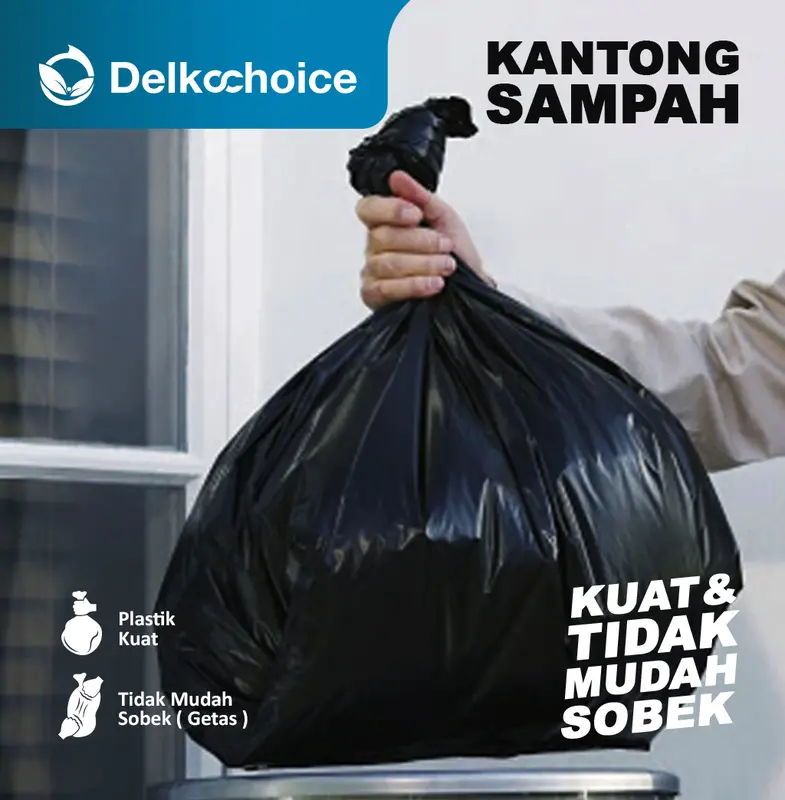 KANTONG PLASTIK SAMPAH HITAM BESAR HITAM 1