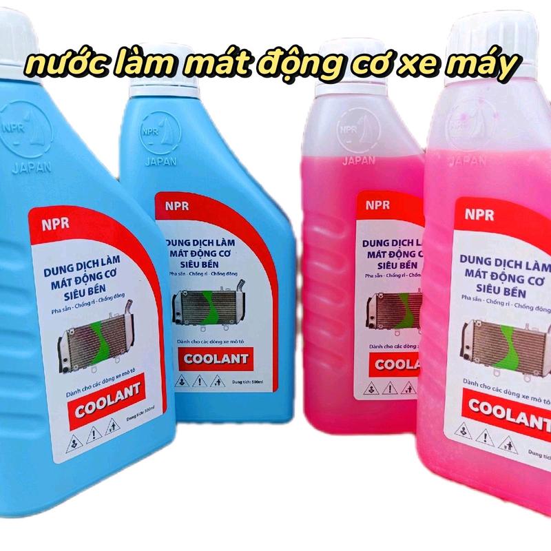  Nước Mát Xe Máy NPR Siêu Bền Chai 500ml- Giảm Nhiệt Độ & Tăng Tuổi Thọ Động Cơ 